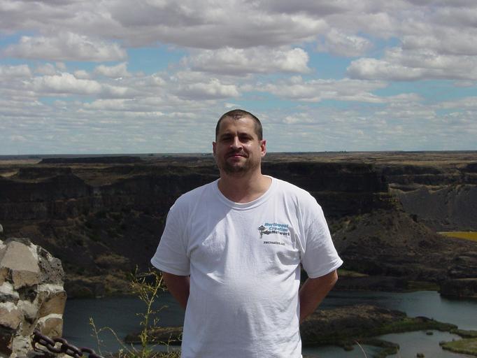 Chris Ashcraft at Dry Falls