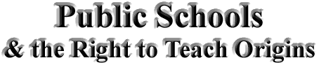 Public Schools and the Right to Teach Origins